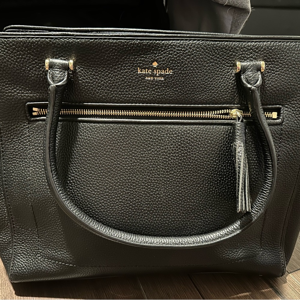 Kate Spade black tote bag